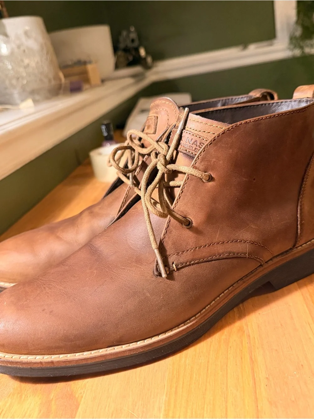 Mark Nason Brown Leather Chukka Boots